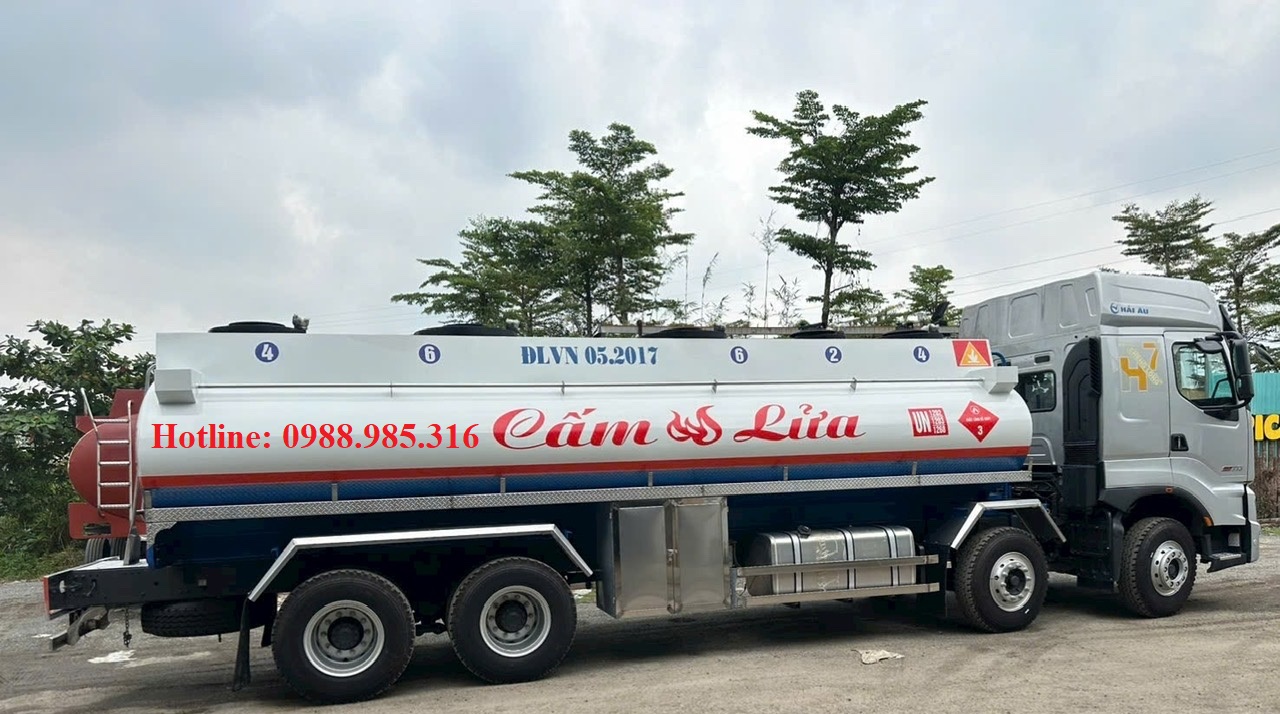 Xe bồn xi téc chở xăng dầu Chenglong H7